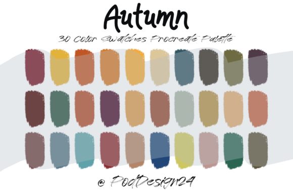 Capture the Season: Designing with a Procreate Autumn Palette