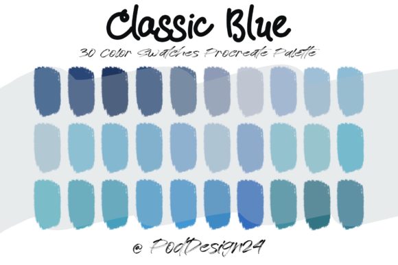 Classic Blue Procreate Palette: A Designer's Guide to Timeless Color