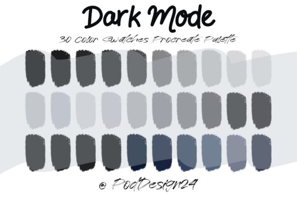 Procreate Color Palette Dark Mode: Your Go-To Moody Tones