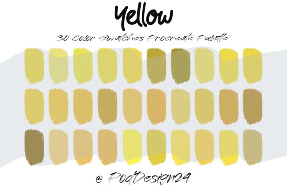Procreate Color Palette Yellow: Energize Your Digital Art