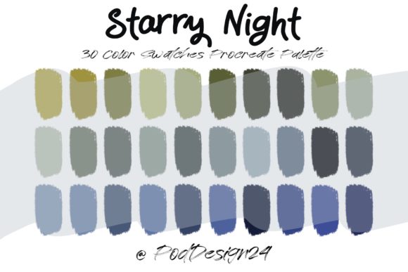 Unlock the Night Sky: A Procreate Palette for Dreamers